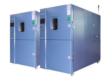 2 Zone Basket Type Thermal Shock Test Chamber With LCD Controller Bock Compressor