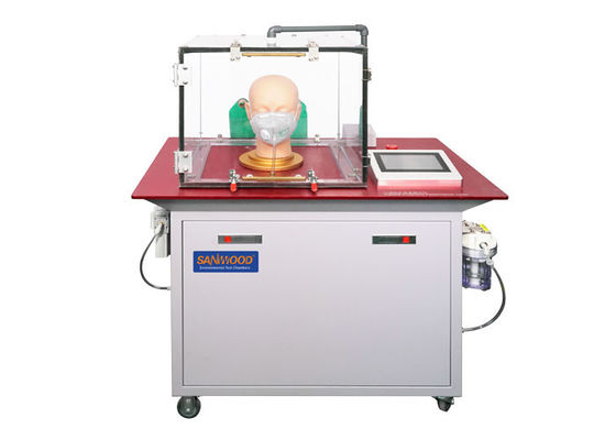 Oil NaCl Particle Mask Test Machine With Pneumatic Clamp